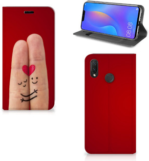 B2Ctelecom Huawei P Smart Plus Uniek Standcase Hoesje Liefde