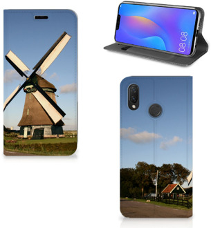 B2Ctelecom Huawei P Smart Plus Uniek Standcase Hoesje Molen