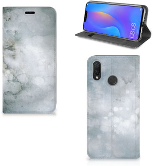 B2Ctelecom Huawei P Smart Plus Uniek Standcase Hoesje Painting Grey