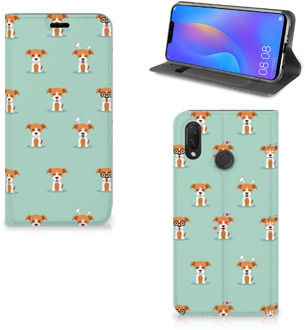 B2Ctelecom Huawei P Smart Plus Uniek Standcase Hoesje Pups