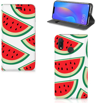 B2Ctelecom Huawei P Smart Plus Uniek Standcase Hoesje Watermelons