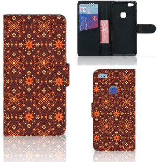 B2Ctelecom Huawei P10 Lite Bookcase Hoesje Batik Brown