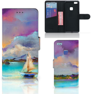 B2Ctelecom Huawei P10 Lite Bookcase Hoesje Boat