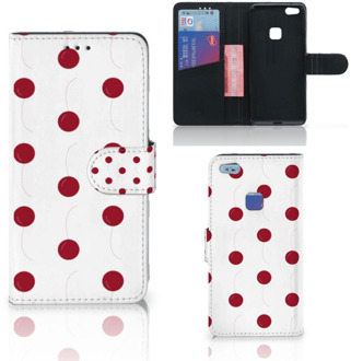 B2Ctelecom Huawei P10 Lite Bookcase Hoesje Design Cherries