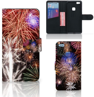 B2Ctelecom Huawei P10 Lite Bookcase Hoesje Design Vuurwerk