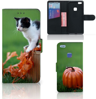 B2Ctelecom Huawei P10 Lite Bookcase Hoesje Kitten