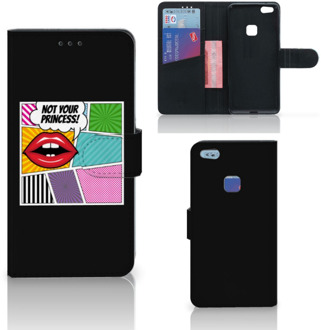 B2Ctelecom Huawei P10 Lite Bookcase Hoesje Popart Princess