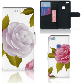 B2Ctelecom Huawei P10 Lite Bookcase Hoesje Roses