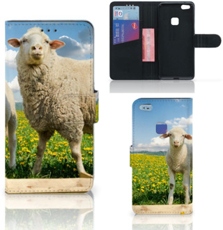 B2Ctelecom Huawei P10 Lite Bookcase Hoesje Schaap en Lammetje