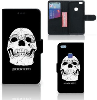 B2Ctelecom Huawei P10 Lite Bookcase Hoesje Skull Eyes