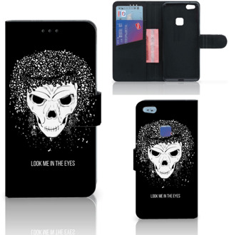 B2Ctelecom Huawei P10 Lite Bookcase Hoesje Skull Hair