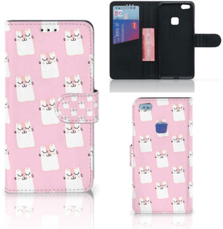 B2Ctelecom Huawei P10 Lite Bookcase Hoesje Sleeping Cats