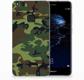 B2Ctelecom Huawei P10 Lite TPU Hoesje Design Army Dark