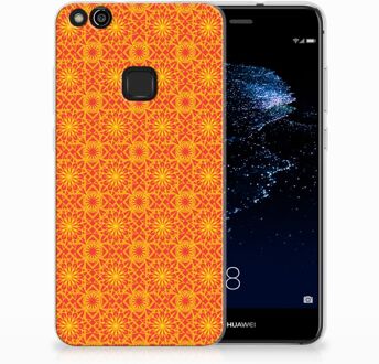 B2Ctelecom Huawei P10 Lite TPU Hoesje Design Batik Orange