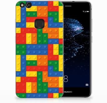 B2Ctelecom Huawei P10 Lite TPU Hoesje Design Blokken