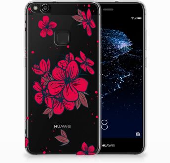 B2Ctelecom Huawei P10 Lite TPU Hoesje Design Blossom Red