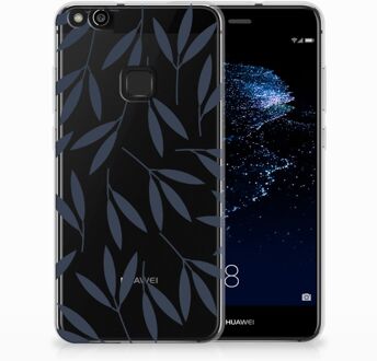 B2Ctelecom Huawei P10 Lite TPU Hoesje Design Leaves Blue