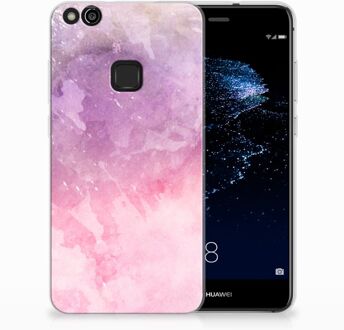 B2Ctelecom Huawei P10 Lite TPU Hoesje Design Pink Purple Paint