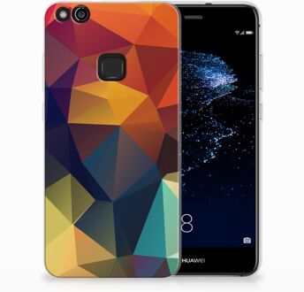 B2Ctelecom Huawei P10 Lite TPU Hoesje Design Polygon Color