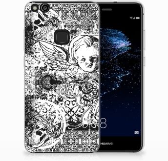 B2Ctelecom Huawei P10 Lite TPU Hoesje Design Skulls Angel