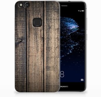 B2Ctelecom Huawei P10 Lite TPU Hoesje Design Steigerhout