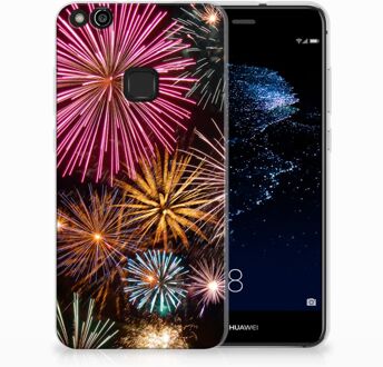 B2Ctelecom Huawei P10 Lite TPU Hoesje Design Vuurwerk