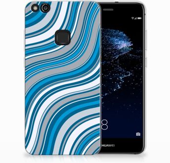 B2Ctelecom Huawei P10 Lite TPU Hoesje Design Waves Blue