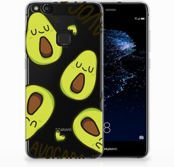 B2Ctelecom Huawei P10 Lite Uniek TPU Hoesje Avocado Singing