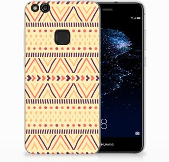 B2Ctelecom Huawei P10 Lite Uniek TPU Hoesje Aztec Yellow