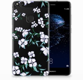 B2Ctelecom Huawei P10 Lite Uniek TPU Hoesje Blossom White