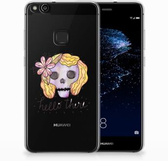 B2Ctelecom Huawei P10 Lite Uniek TPU Hoesje Boho Skull