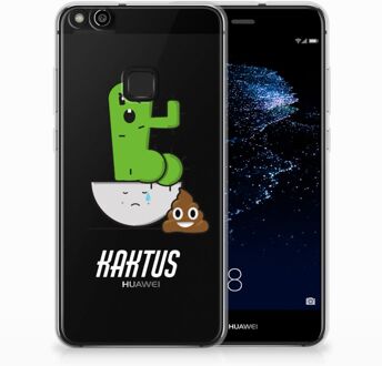 B2Ctelecom Huawei P10 Lite Uniek TPU Hoesje Cactus Poo