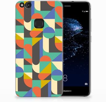 B2Ctelecom Huawei P10 Lite Uniek TPU Hoesje Funky Retro