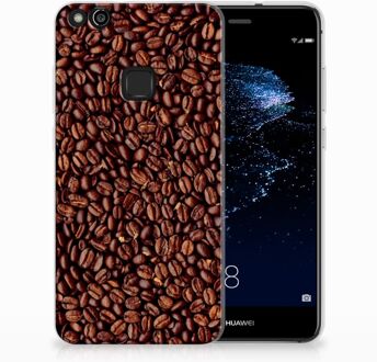 B2Ctelecom Huawei P10 Lite Uniek TPU Hoesje Koffiebonen