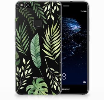 B2Ctelecom Huawei P10 Lite Uniek TPU Hoesje Leaves