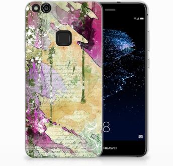 B2Ctelecom Huawei P10 Lite Uniek TPU Hoesje Letter Painting