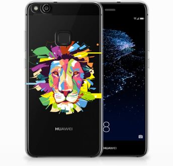 B2Ctelecom Huawei P10 Lite Uniek TPU Hoesje Lion Color