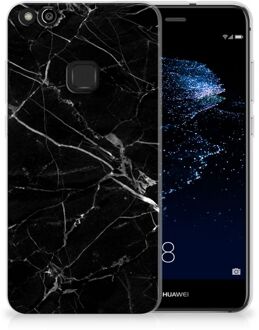 B2Ctelecom Huawei P10 Lite Uniek TPU Hoesje Marmer Zwart