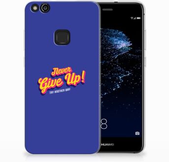 B2Ctelecom Huawei P10 Lite Uniek TPU Hoesje Never Give Up