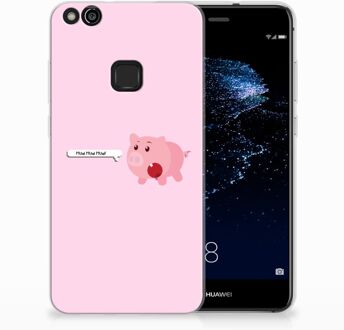 B2Ctelecom Huawei P10 Lite Uniek TPU Hoesje Pig Mud