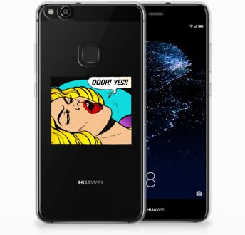 B2Ctelecom Huawei P10 Lite Uniek TPU Hoesje Popart Oh Yes