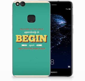 B2Ctelecom Huawei P10 Lite Uniek TPU Hoesje Quote Begin