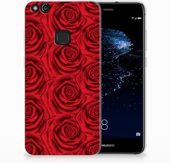 B2Ctelecom Huawei P10 Lite Uniek TPU Hoesje Red Roses