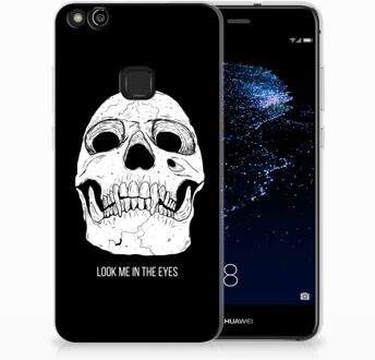 B2Ctelecom Huawei P10 Lite Uniek TPU Hoesje Skull Eyes