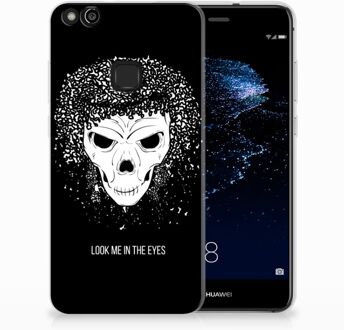 B2Ctelecom Huawei P10 Lite Uniek TPU Hoesje Skull Hair