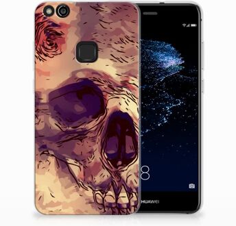 B2Ctelecom Huawei P10 Lite Uniek TPU Hoesje Skullhead