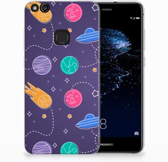 B2Ctelecom Huawei P10 Lite Uniek TPU Hoesje Space