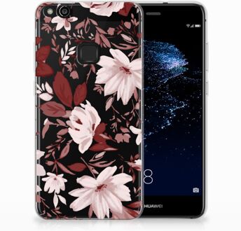 B2Ctelecom Huawei P10 Lite Uniek TPU Hoesje Watercolor Flowers