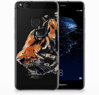 B2Ctelecom Huawei P10 Lite Uniek TPU Hoesje Watercolor Tiger