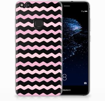 B2Ctelecom Huawei P10 Lite Uniek TPU Hoesje Waves Roze